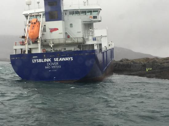 ‘Lysblink Seaways’ Under Tow to Greenock, Scotland