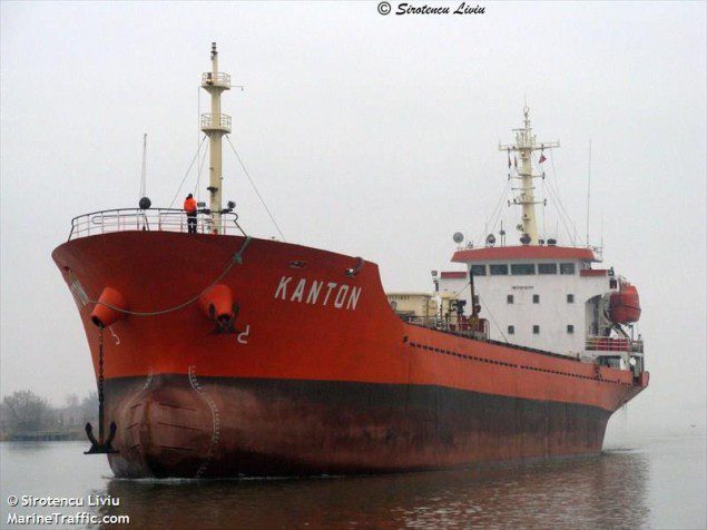 MV Kanton file photo (c) MarineTraffic/