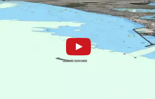 AIS Replay of MV Maersk Garonne Grounding in Fremantle, Western Australia [VIDEO]