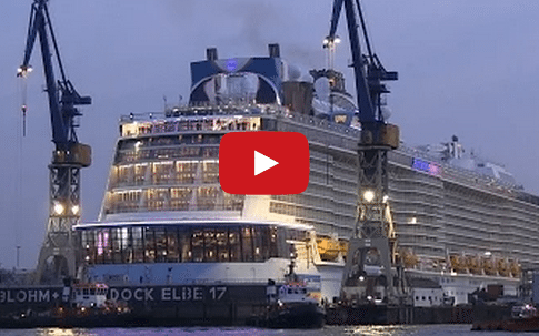 WATCH: Anthem of the Seas Arrives In Hamburg