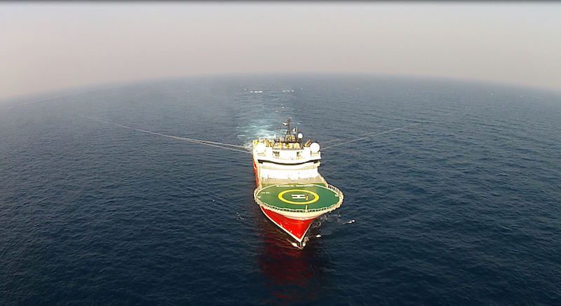 MV Sanco Sword Tows Record-Setting Seismic Streamer Spread