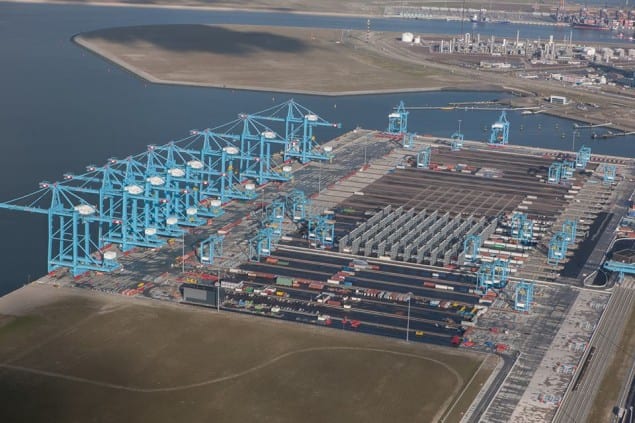 APM Terminals Maasvlakte II Rotterdam facility. Photo: Maersk/Facebook
