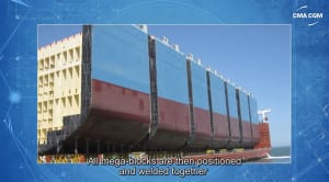cma cgm shipbuilding containership