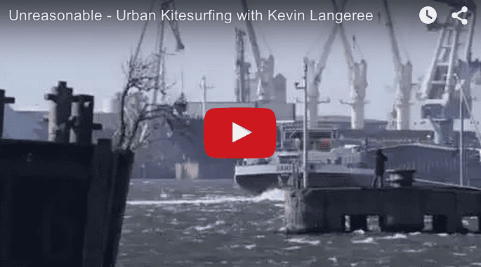 Watch: Kitesurfer Shreds Port of Amsterdam’s Busy Shipping Canal