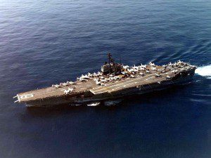 Ex-USS Ranger Has Seen Better Days - Drone Video