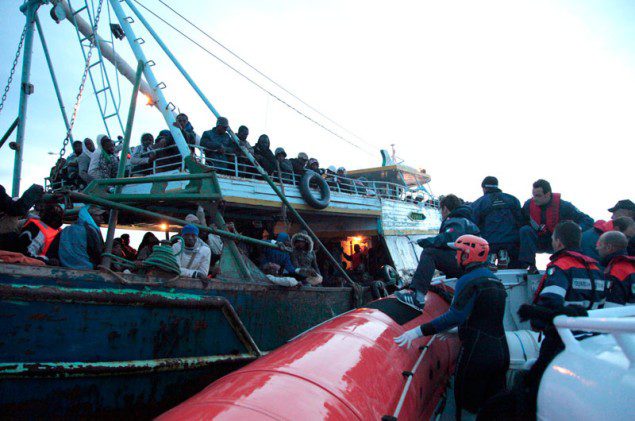Some 2,800 migrants have been rescued off the Italian coast this last weekend, bringing the total number of arrivals this year to over 15,000. Photo: Francesco Malavolta/IOM