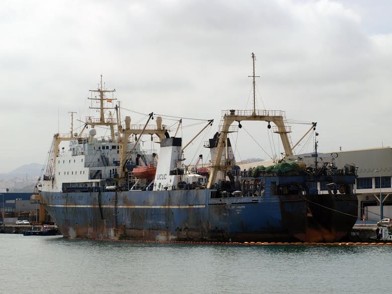 Sunken Russian Trawler Leaking Oil Off Canary Islands