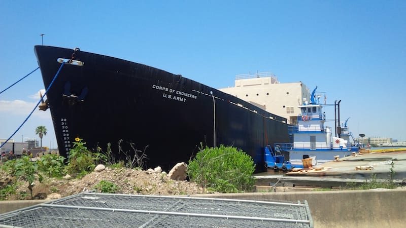 Ship Photos of the Day – First Floating Nuclear Power Plant Reaches End of the Road in Galveston