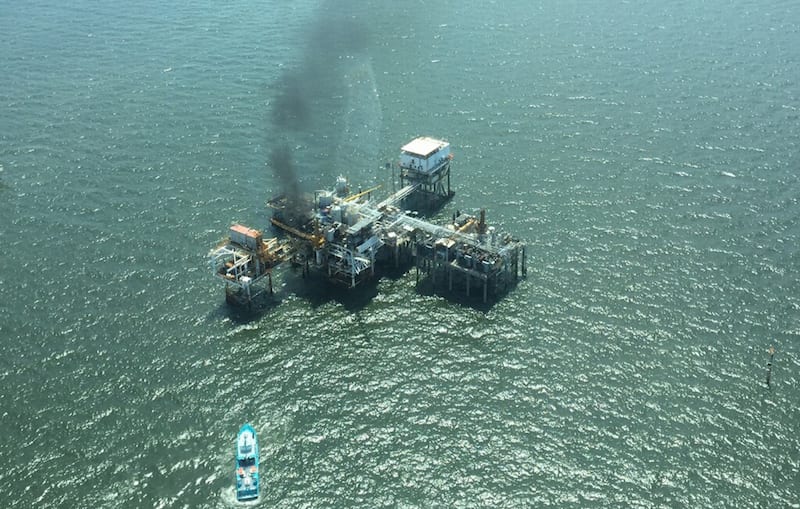 Platform Fire in Gulf of Mexico Off Louisiana – Update