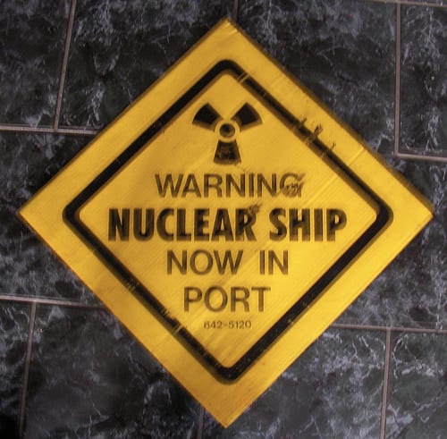 Nuclear Ship warning