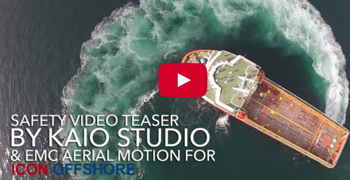 Icon Offshore Shoots Video Aboard the PSV Tanjung Piai 2