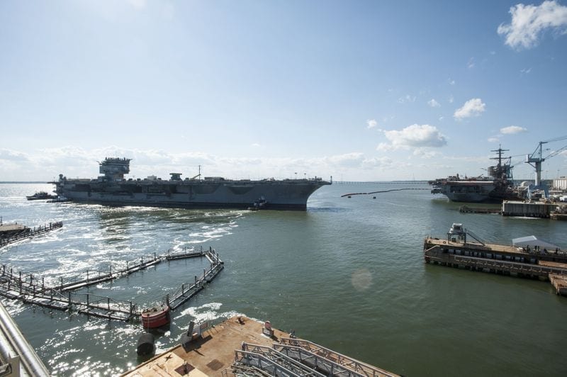 VIDEO: USS Enterprise Returns to Original Drydock for Inactivation