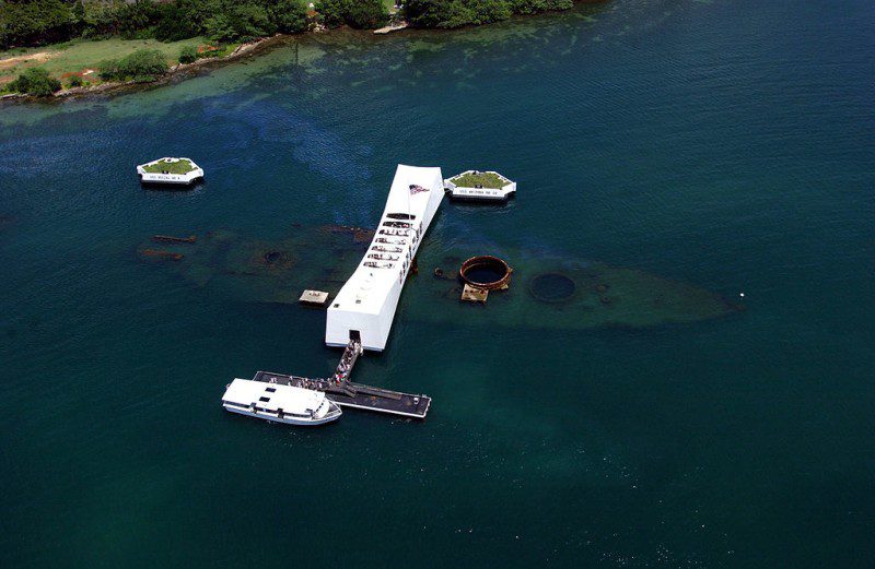 File photo of USS Arizona Memorial in Hawaii