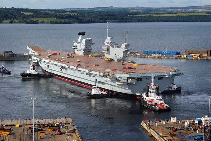 British Aircraft Carrier HMS Queen Elizabeth