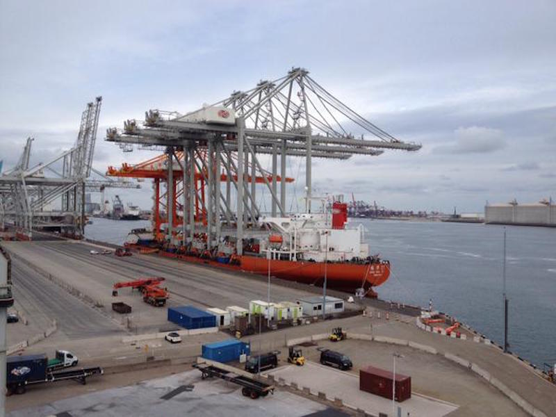 Rotterdam Terminal Gets Three More Super Post Panamax Cranes