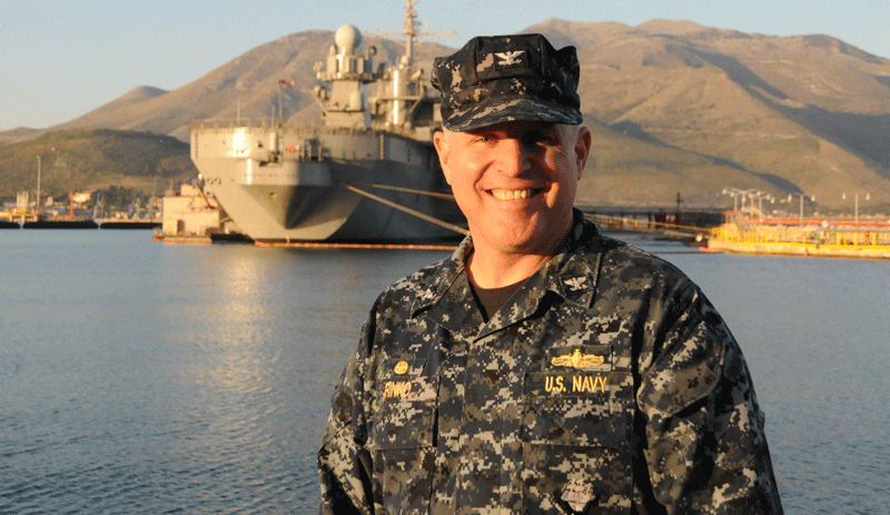 Navy Capt. John Rinko, Commodore of MSC Europe