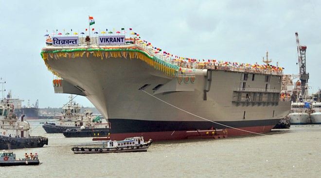 SPOTD: India’s First Homegrown Aircraft Carrier Float Out