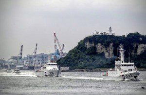 Taiwan Coast Guard patrol ships