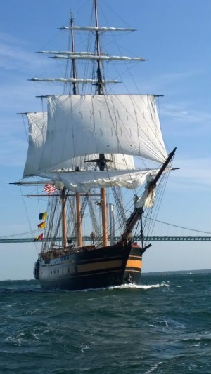 Ship Photos of the Day - Tall Ship Oliver Hazard Perry Sets Sail on ...