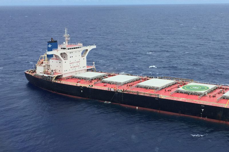 Bulk Carrier to The Rescue – Five Rescued from Skiff After Five Days Lost Sea