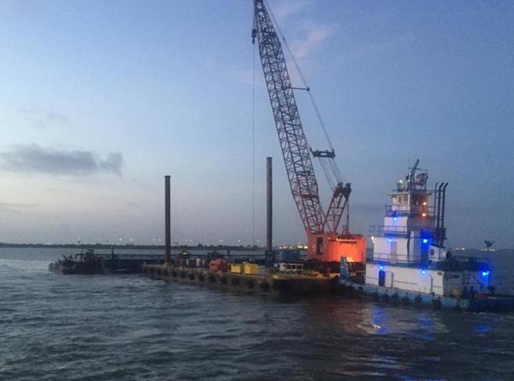 Barge Collision, Fire Closes Section of Gulf Coast’s Intracoastal Waterway Near Houston – UPDATE