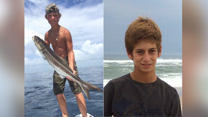 Still missing are Austin Stephanos and Perry Cohen, both 14 years old. Photo: U.S. Coast Guard