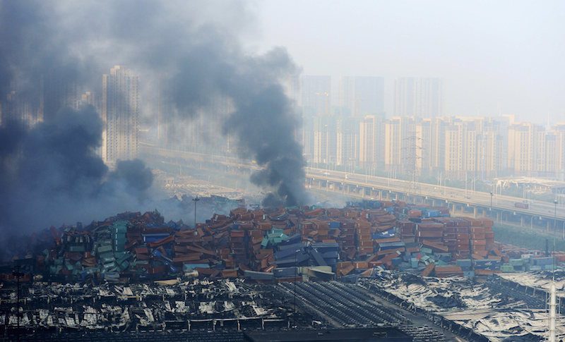 WATCH: Massive Explosions Rock China Port City of Tianjin – UPDATE