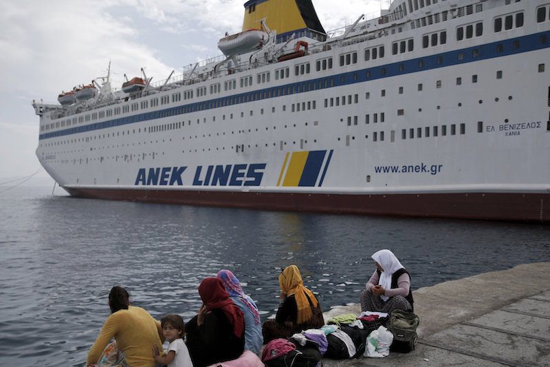 Greece Using Car Ferry to House Syrian Migrants
