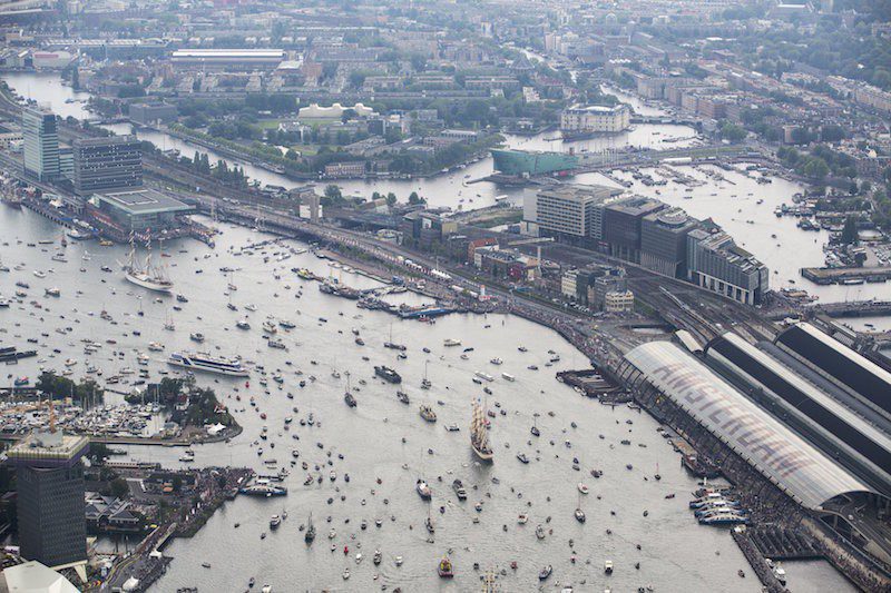 Tall ships sail during the Sail-In Parade marking the beginning of the Sail Amsterdam 2015 nautical festival, held every five years, in Amsterdam, Netherlands, August 19, 2015. REUTERS/Cris Toala Olivares