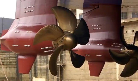 VIDEO: The Azipods Used to Propel the World’s Largest Cruise Ships