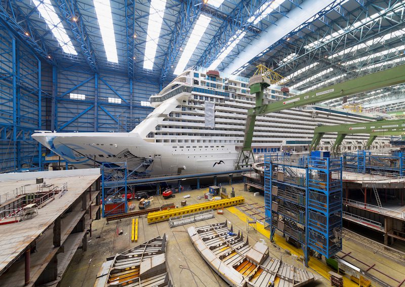 Ship Photo of the Day – Norwegian Escape Ready for Launch