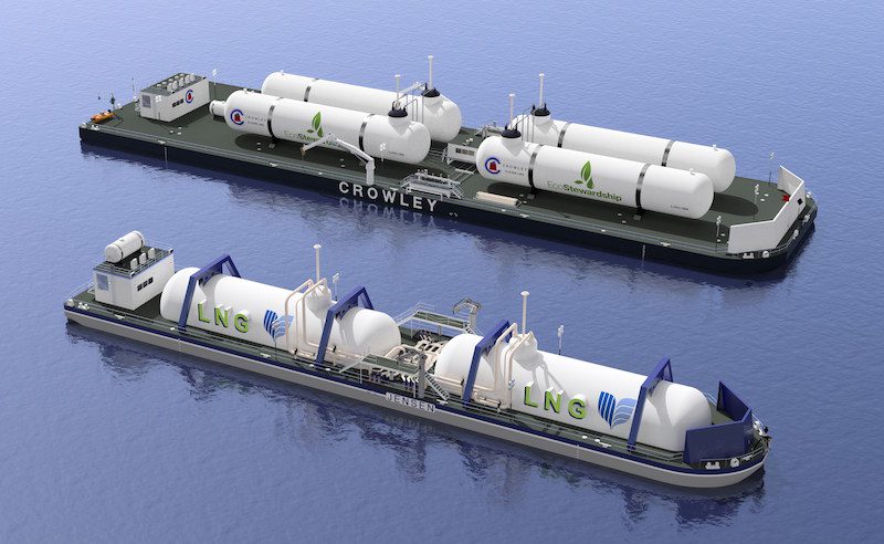 Jensen Unveils LNG Bunker Barge Concepts