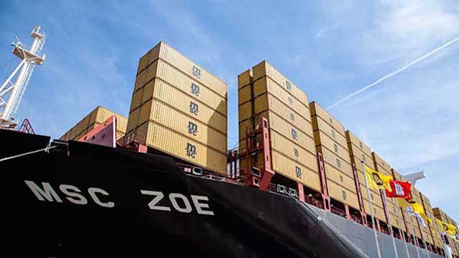 World’s Biggest Containership MSC ZOE Christened in Hamburg