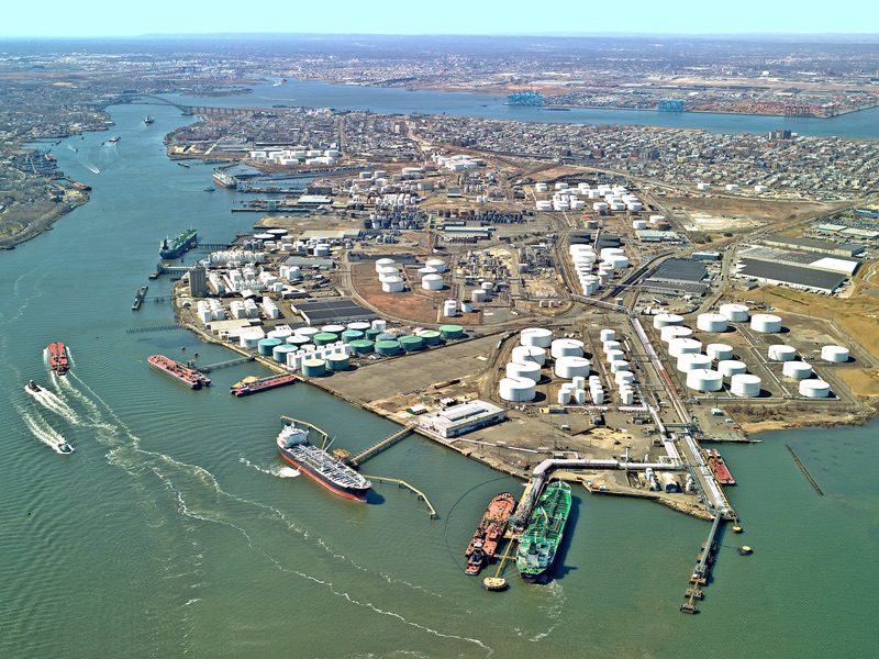 Oil Spills After Tug Strikes Fuel Terminal in Bayonne, New Jersey