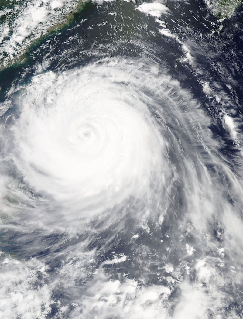 Taiwan Braces for Direct Hit by Powerful Typhoon Soudelor – Satellite Images