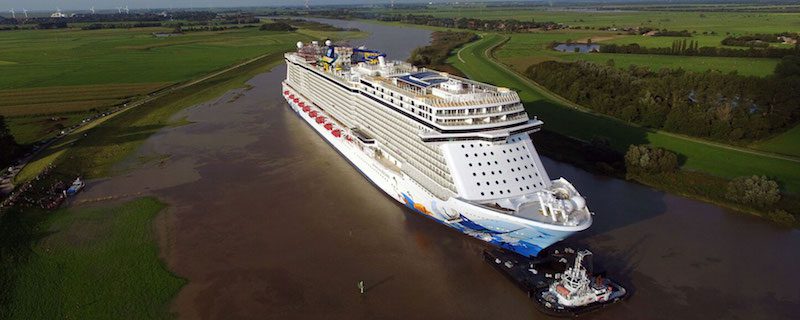 WATCH: Norwegian Escape River Ems Conveyance in HD
