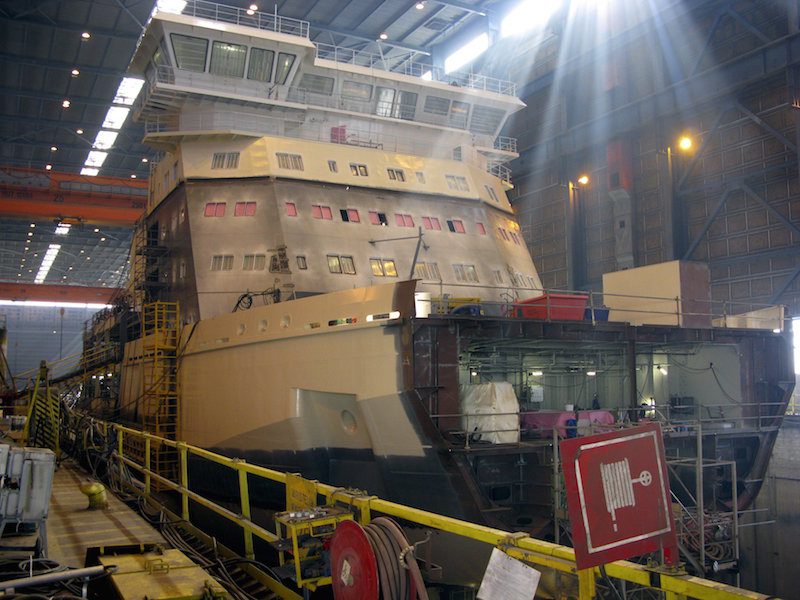 Sanctioned Arctech Helsinki Shipyard Hopes for Icebreaker Zeal in Arctic