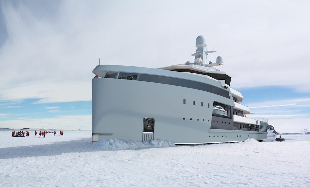 New Icebreaking Megayacht Will Have Adventurous Billionaires Drooling