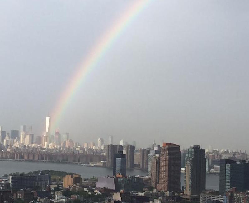 Ship Photo of the Day – One World Trade Center Rainbow