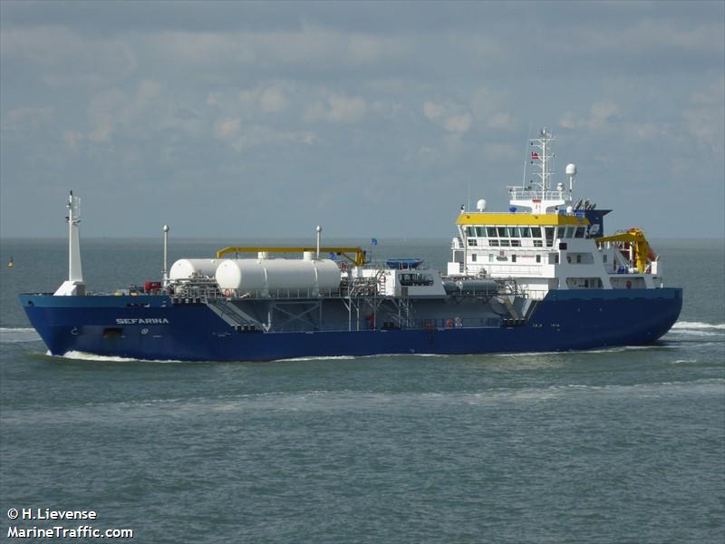 First LNG Bunkering of a Ship in Port of Antwerp