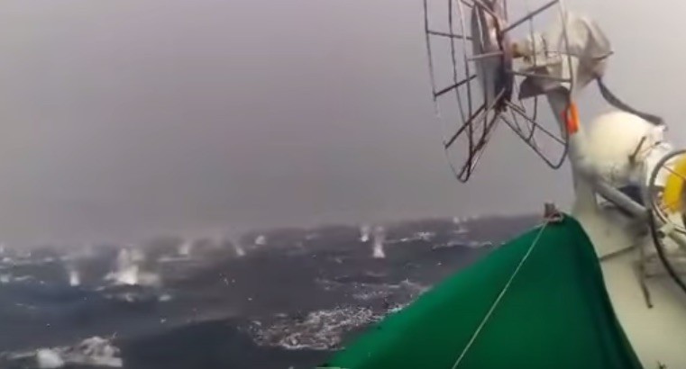 WATCH: Crazy Hail Storm Pounds Small Fishing Boat Near Naples