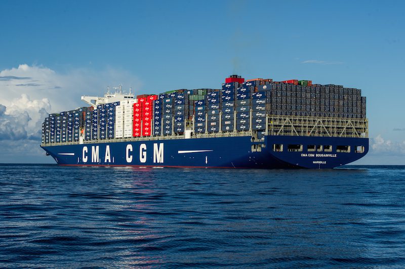 Ship Photos of the Day CMA CGM Bougainville, Largest Ship Sailing