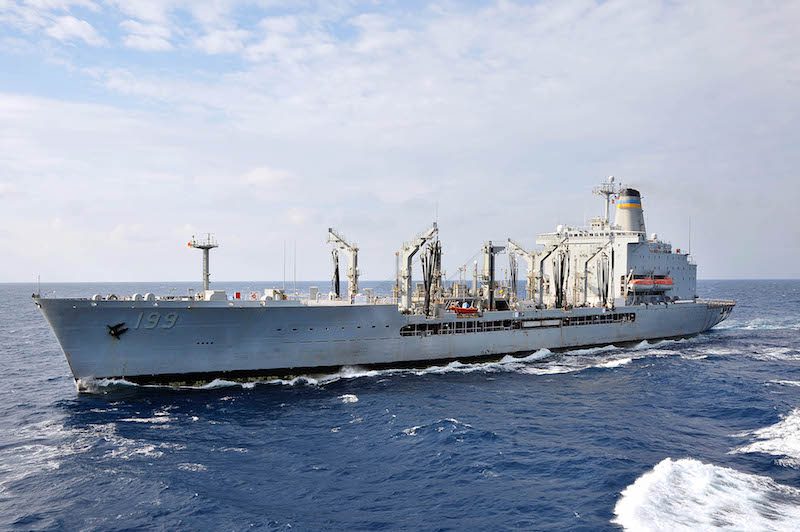 Maersk Tanker Conducts Rare Refueling of U.S. Navy Ship At Sea