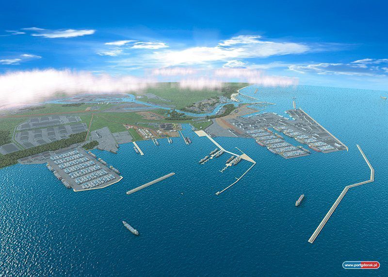 A proposed rendition for the Outer Port in Gdansk. 