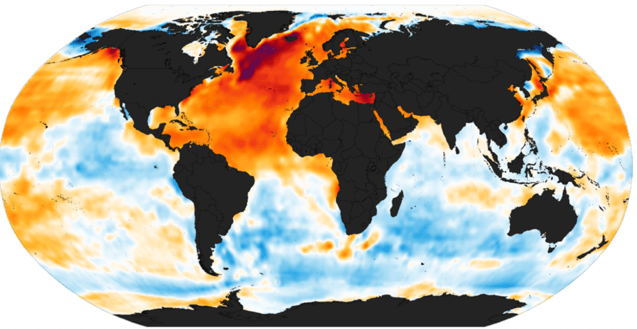 NOAA Ocean Warming