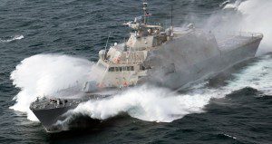 USS Milwaukee (LCS 5) during sea trials