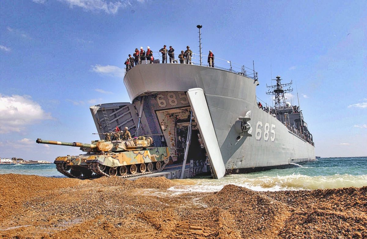 South Korean Amphibious Landing Ship