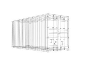 Shipping Container Drawing