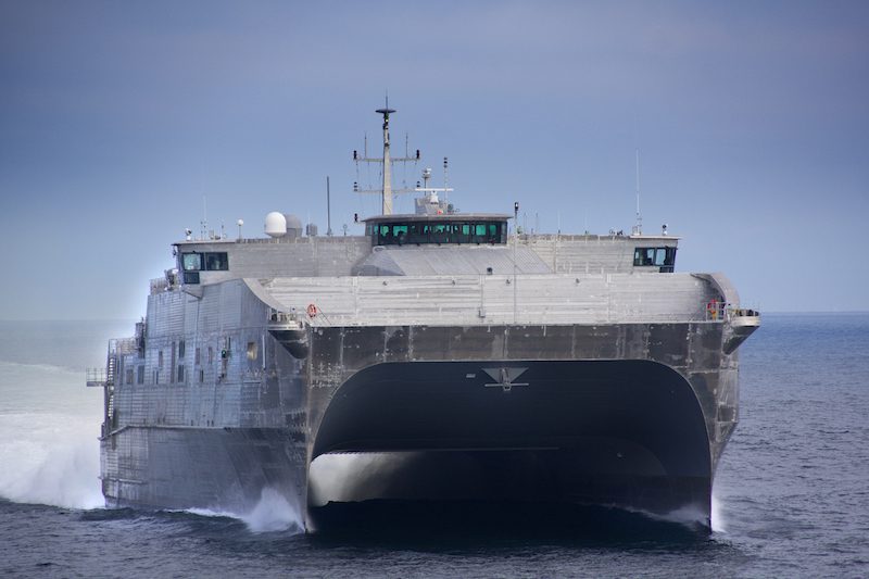 U.S. Navy’s New Fast Transport Ships Can’t Stand Buffeting From High Seas