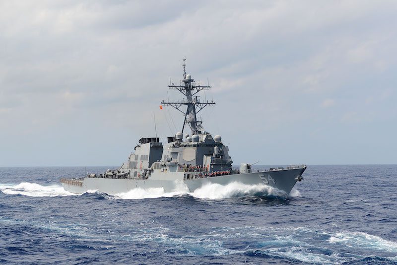 U.S. Navy Sends Warship Near Disputed South China Sea Island